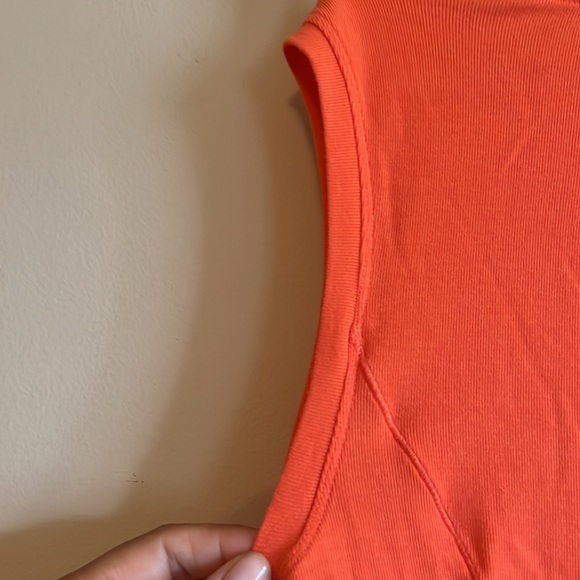 Kit and Ace merino blend coral crew neck body suit with adjustable snap crotch - Picture 8 of 8